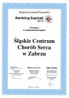 III miejsce w województwie śląskim w Ogólnopolskim Rankingu Szpitali - Bezpieczny Szpital Przyszłości 2016 - Zdjęcie główne